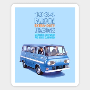 1964 FORD FALCON WAGON - advert Magnet
